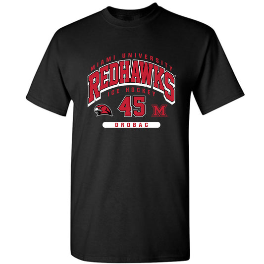 Miami of Ohio - NCAA Men's Ice Hockey : Matteo Drobac - Classic Fashion Shersey T-Shirt-0