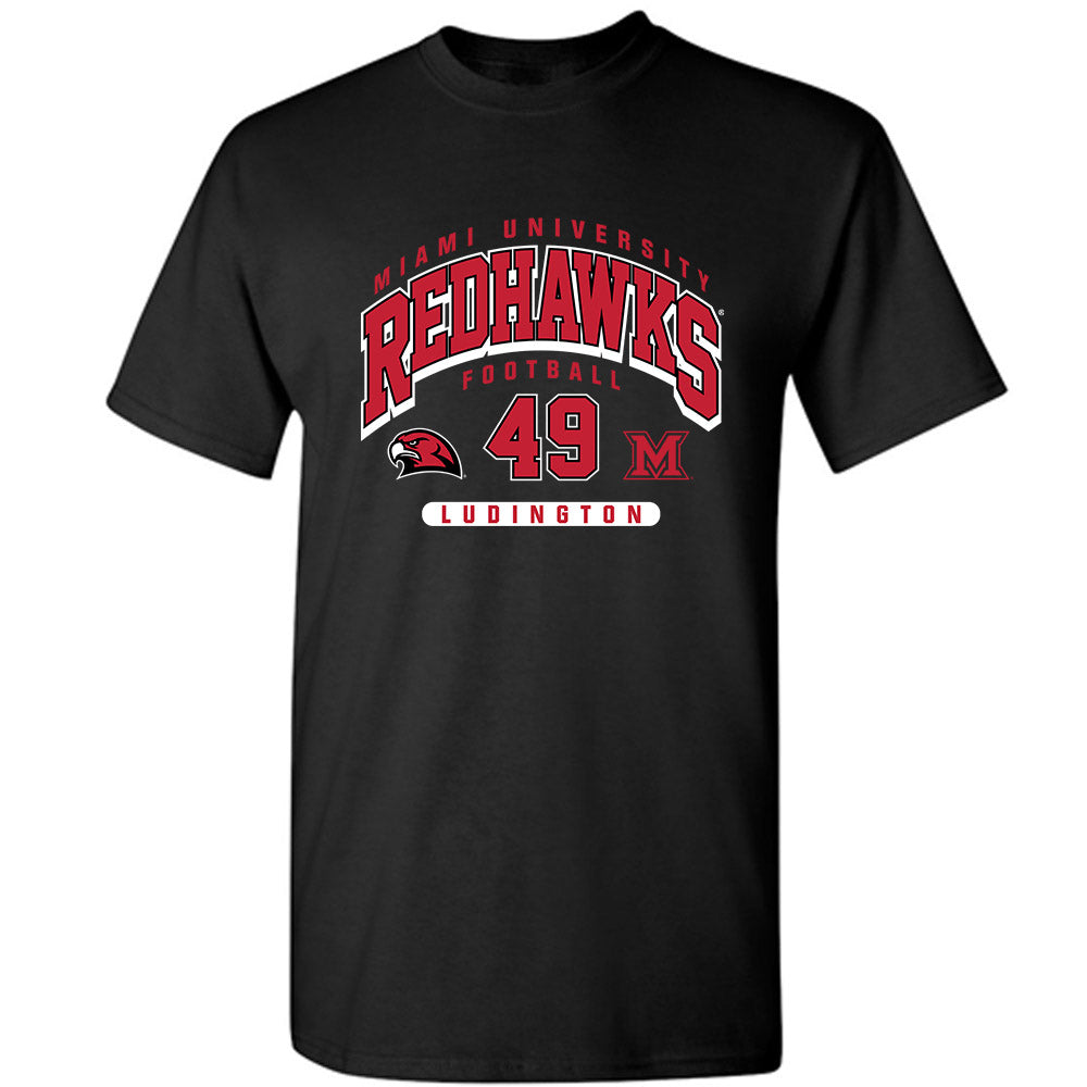 Miami of Ohio - NCAA Football : Anthony Ludington - Classic Fashion Shersey T-Shirt-0