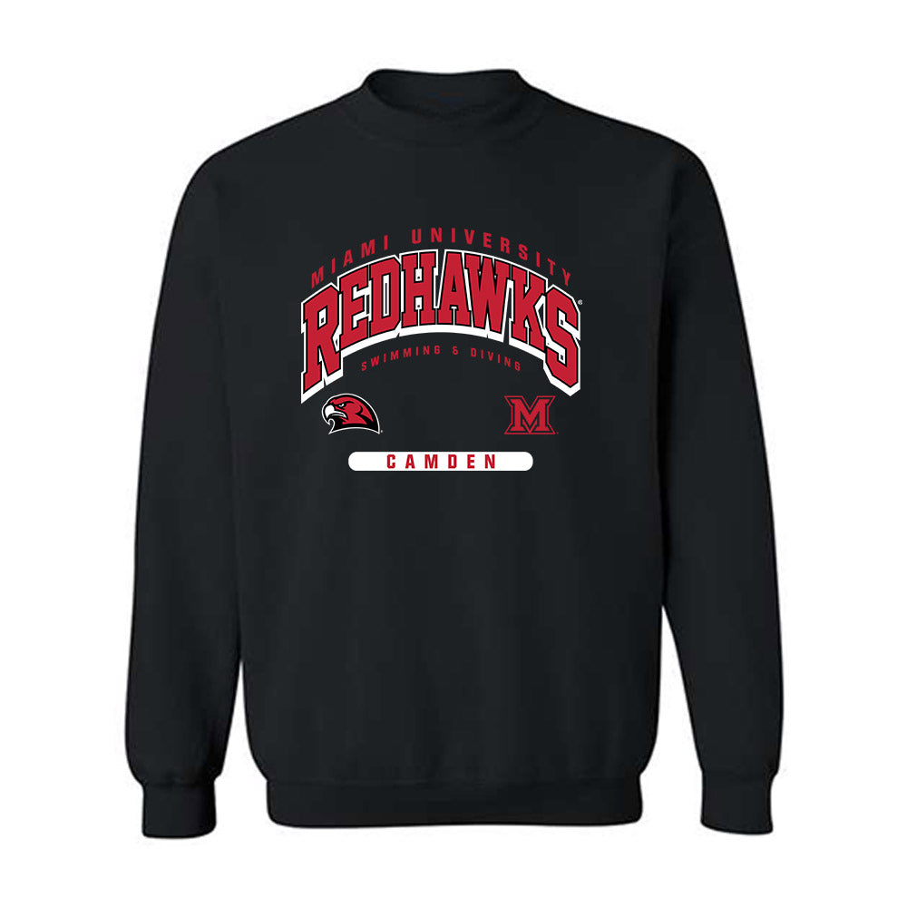 Miami of Ohio - NCAA Women's Swimming & Diving : Madi Camden - Classic Fashion Shersey Crewneck Sweatshirt-0
