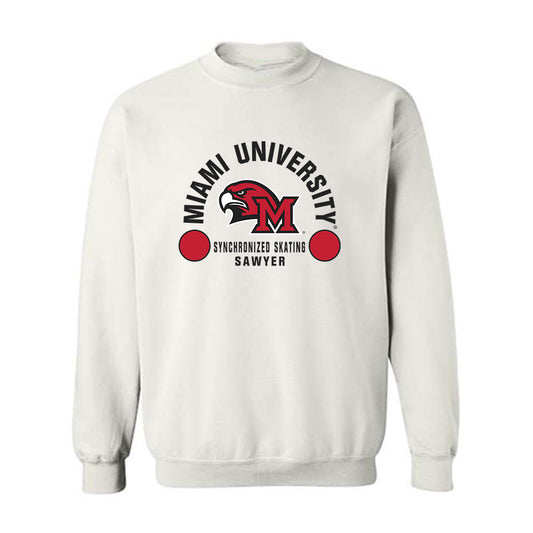 Miami of Ohio - Synchronized Skating : Paige Sawyer - Crewneck Sweatshirt Classic Fashion Shersey