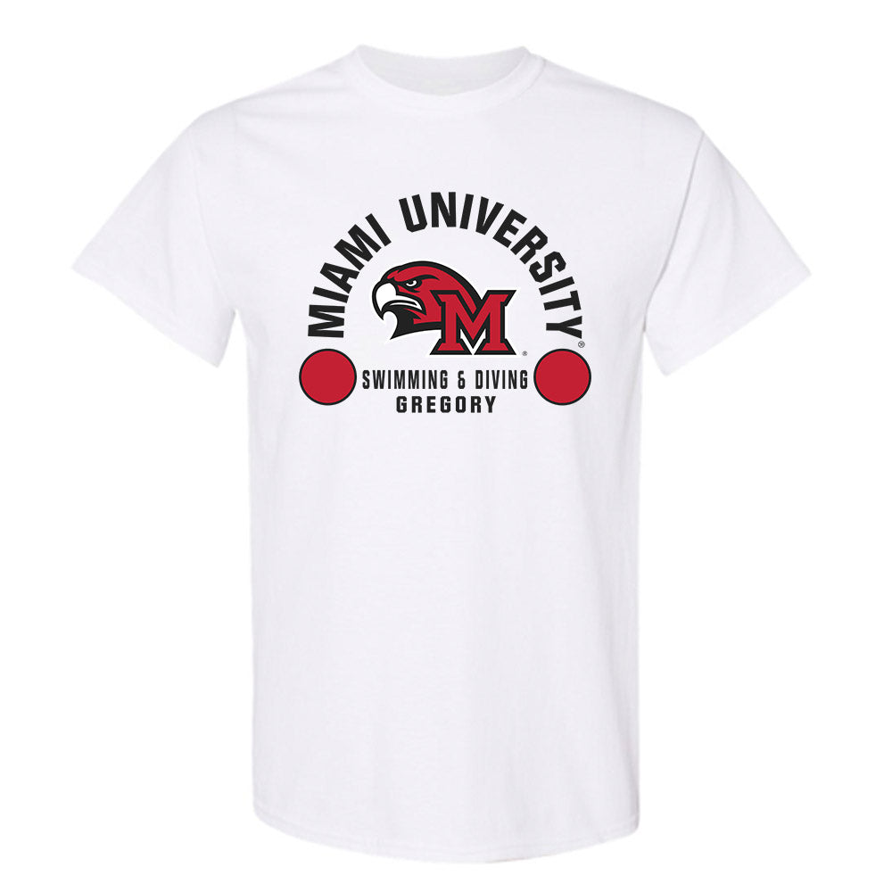 Miami of Ohio - NCAA Women's Swimming & Diving : Gracie Gregory - Classic Fashion Shersey T-Shirt-0