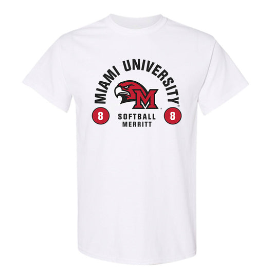 Miami of Ohio - NCAA Softball : Holly Merritt - Classic Fashion Shersey T-Shirt-0