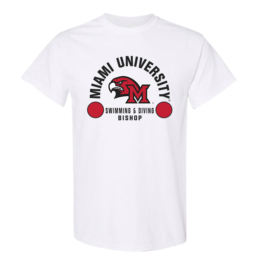 Miami of Ohio - NCAA Men's Swimming & Diving : Rowen Bishop - Classic Fashion Shersey T-Shirt-0