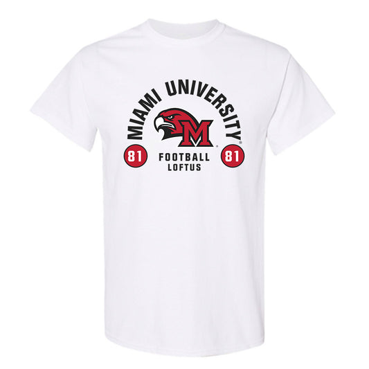 Miami of Ohio - NCAA Football : Brendan Loftus - Classic Fashion Shersey T-Shirt-0