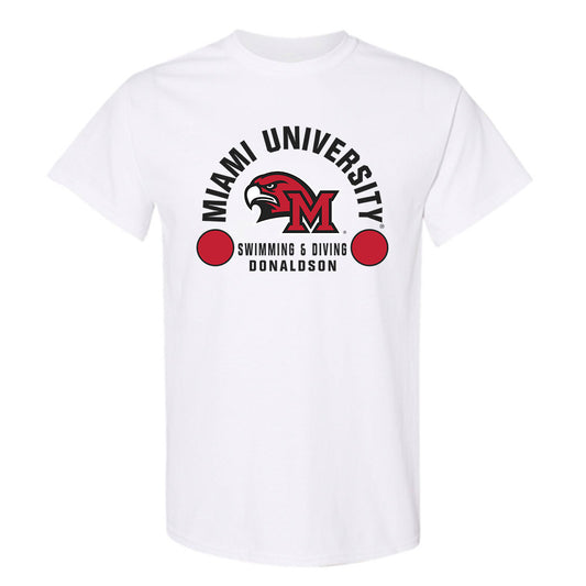 Miami of Ohio - NCAA Men's Swimming & Diving : Kevin Donaldson - Classic Fashion Shersey T-Shirt-0
