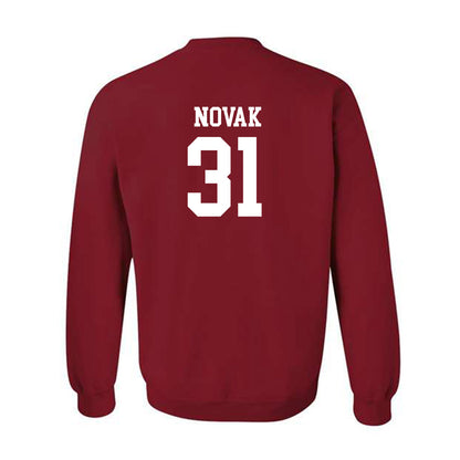 Miami of Ohio - NCAA Baseball : Ryan Novak - Classic Shersey Crewneck Sweatshirt-1