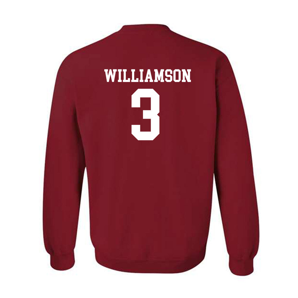 Miami of Ohio - NCAA Football : Darion Williamson - Classic Shersey Crewneck Sweatshirt-1