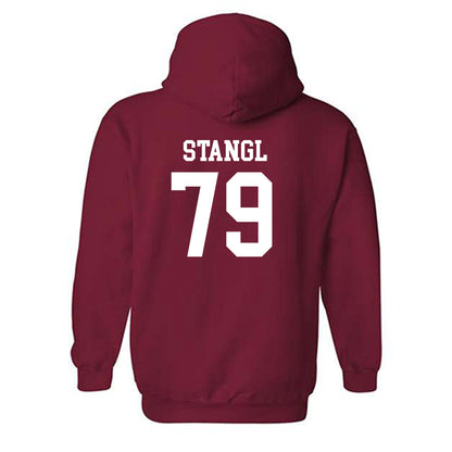 Miami of Ohio - NCAA Football : Jonathan Stangl - Classic Shersey Hooded Sweatshirt-1