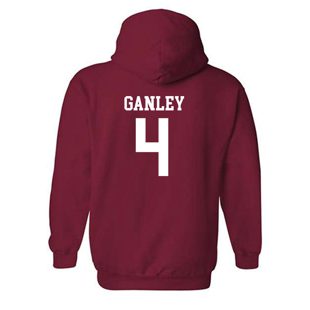 Miami of Ohio - NCAA Men's Basketball : Brady Ganley - Classic Shersey Hooded Sweatshirt-1