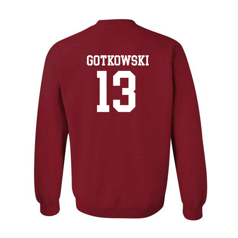 Miami of Ohio - NCAA Football : Thomas Gotkowski - Classic Shersey Crewneck Sweatshirt-1