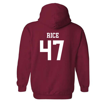Miami of Ohio - NCAA Football : Brach Rice - Classic Shersey Hooded Sweatshirt-1