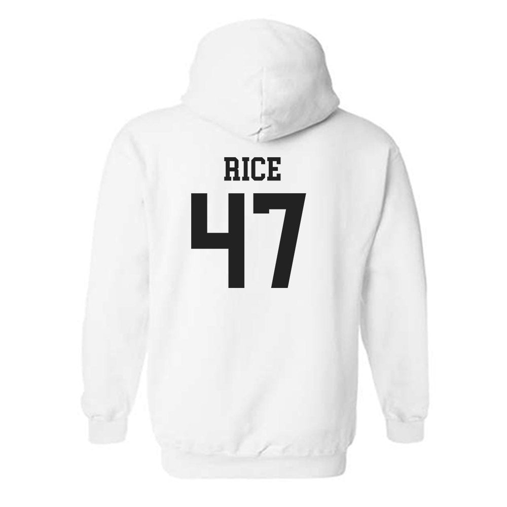 Miami of Ohio - NCAA Football : Brach Rice - Classic Shersey Hooded Sweatshirt-1