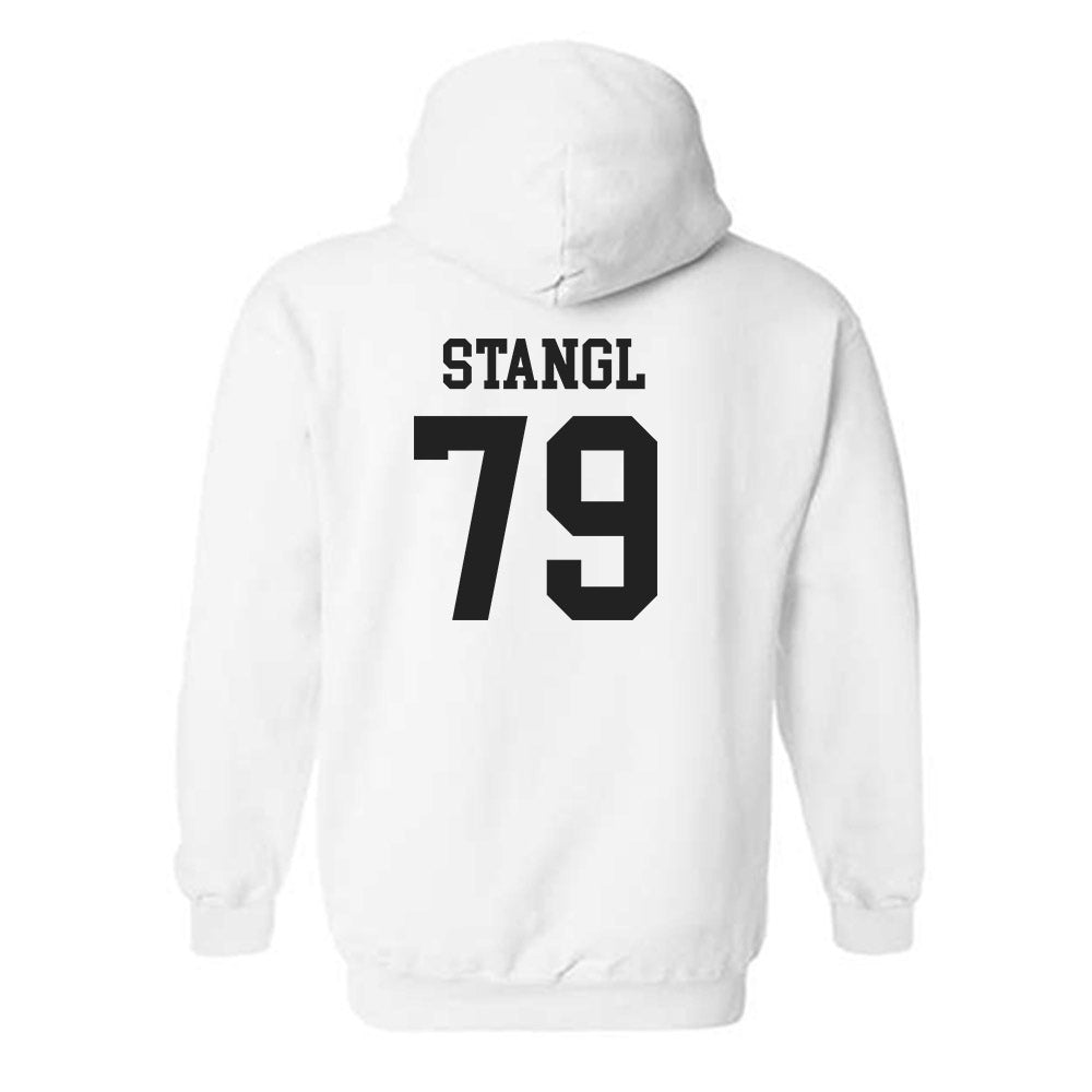 Miami of Ohio - NCAA Football : Jonathan Stangl - Classic Shersey Hooded Sweatshirt-1