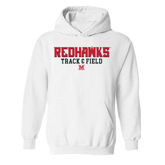 Miami of Ohio - NCAA Women's Track & Field : Addison Smith - Classic Shersey Hooded Sweatshirt-0