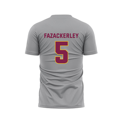 Arizona State - NCAA Women's Soccer : Lucy Fazackerley - Grey Soccer Jersey-1