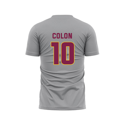 Arizona State - NCAA Women's Soccer : Enasia Colon - Gray Soccer Jersey