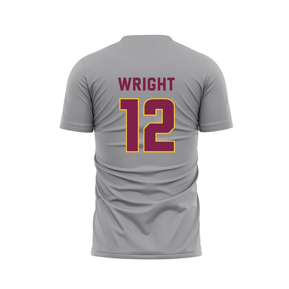 Arizona State - NCAA Women's Soccer : Ava Wright - Gray Soccer Jersey