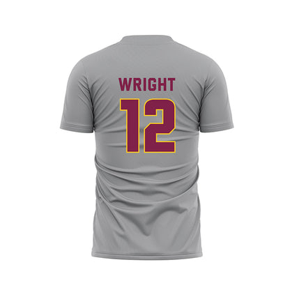 Arizona State - NCAA Women's Soccer : Ava Wright - Gray Soccer Jersey