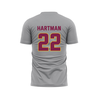 Arizona State - NCAA Women's Soccer : Oona Hartman - Grey Soccer Jersey-1