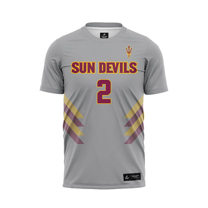 Arizona State - NCAA Women's Soccer : emilie simpson - Gray Soccer Jersey