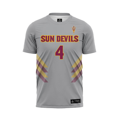 Arizona State - NCAA Women's Soccer : Grace Gillard - Grey Soccer Jersey
