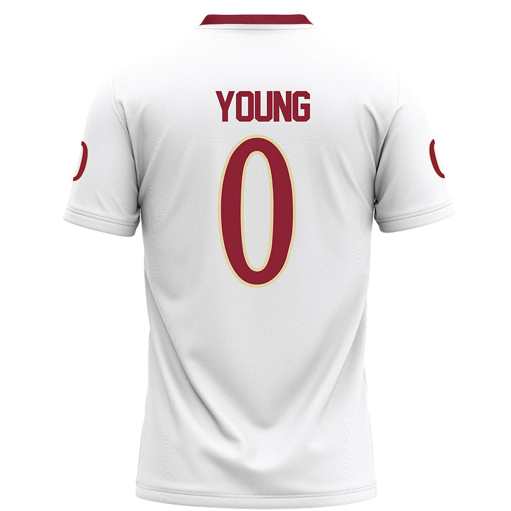 Elon - NCAA Football : Tj Young - White Football Jersey