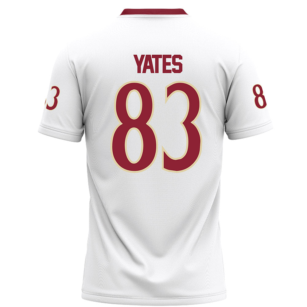 Elon - NCAA Football : Cordaway Yates - White Football Jersey-1