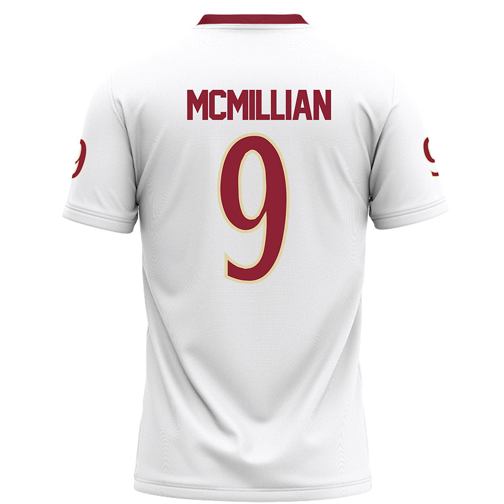 Elon - NCAA Football : Kenaz McMillian - White Football Jersey-1