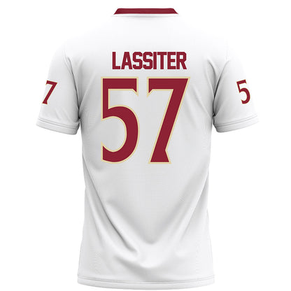 Elon - NCAA Football : Demari Lassiter - White Football Jersey-1