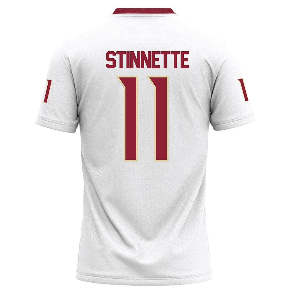 Elon - NCAA Football : Shannon Stinnette - White Football Jersey-1