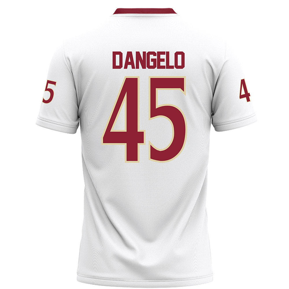 Elon - NCAA Football : Michael D'Angelo - White Football Jersey-1