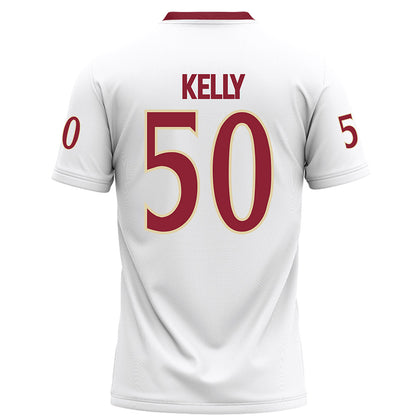 Elon - NCAA Football : Nhycer Kelly - White Football Jersey-1