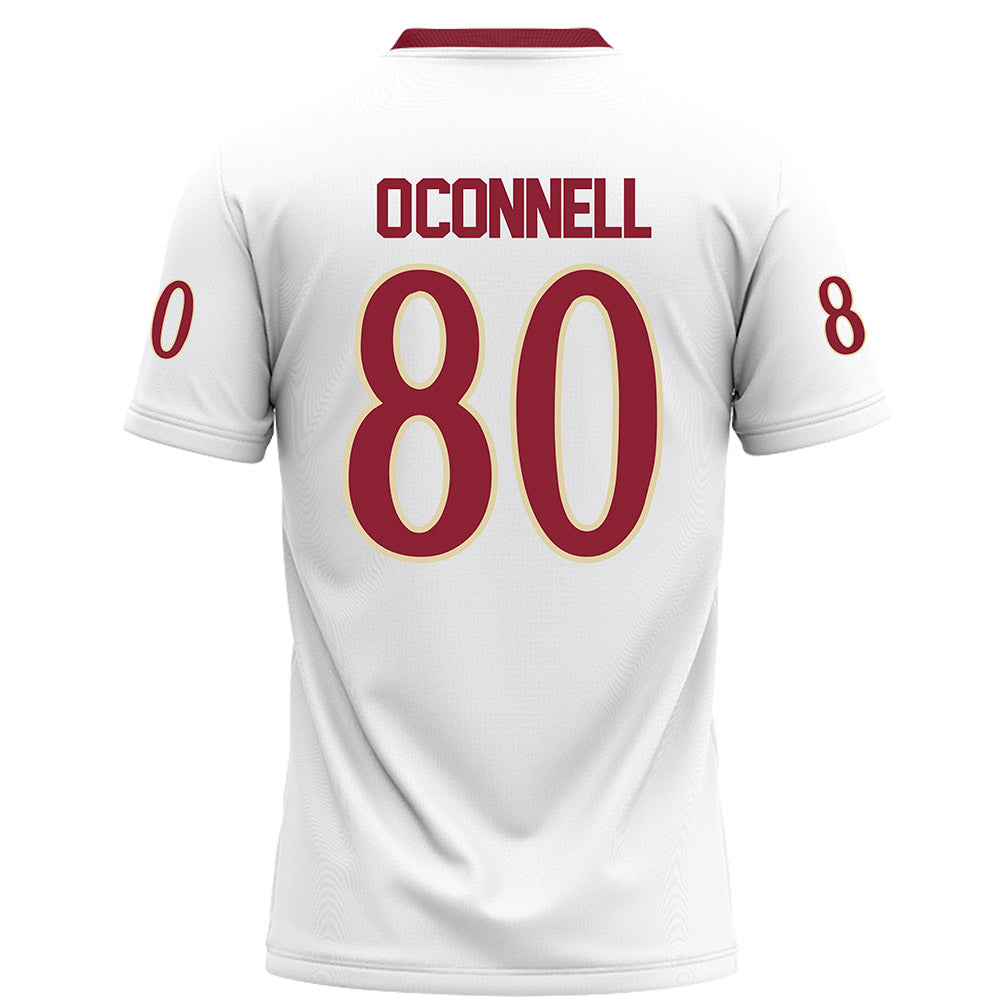 Elon - NCAA Football : Jack O'Connell - White Football Jersey