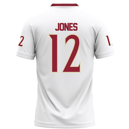 Elon - NCAA Football : Eric Jones - White Football Jersey-1