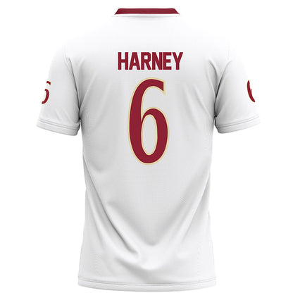 Elon - NCAA Football : Tyquan Harney - White Football Jersey-1