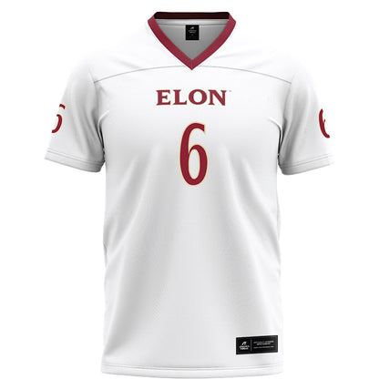 Elon - NCAA Football : Tyquan Harney - White Football Jersey-0