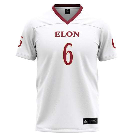 Elon - NCAA Football : Tyquan Harney - White Football Jersey-0
