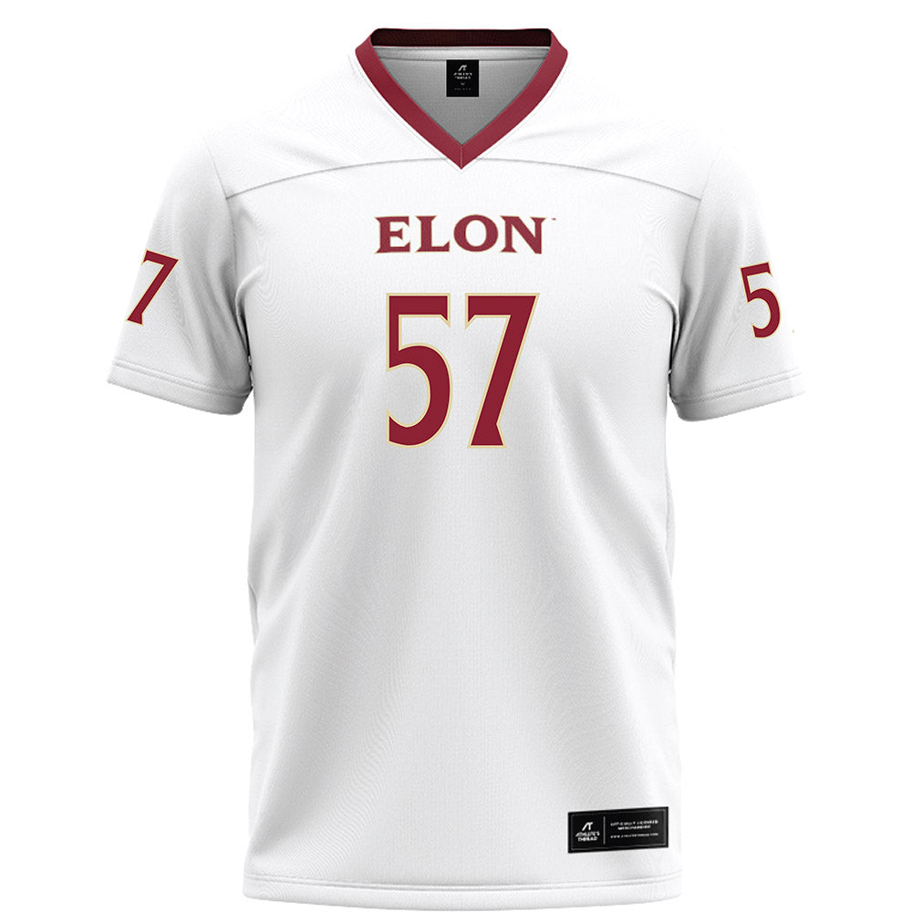 Elon - NCAA Football : Demari Lassiter - White Football Jersey-0