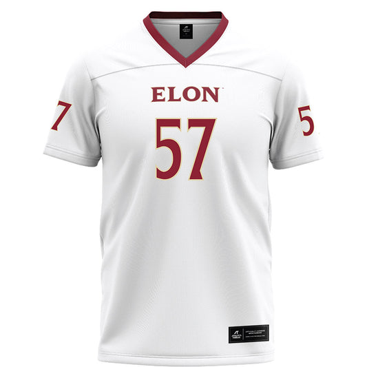 Elon - NCAA Football : Demari Lassiter - White Football Jersey-0