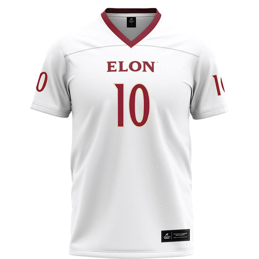Elon - NCAA Football : Gavin Brandwood - White Football Jersey-0