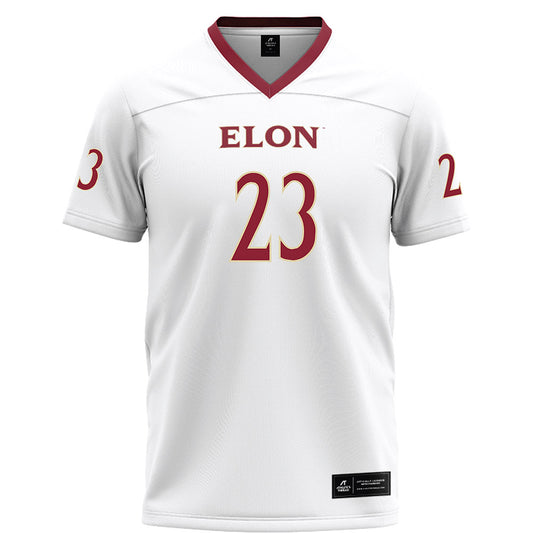 Elon - NCAA Football : Rushawn Baker - White Football Jersey