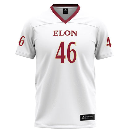 Elon - NCAA Football : Carter Stimson - White Football Jersey-0