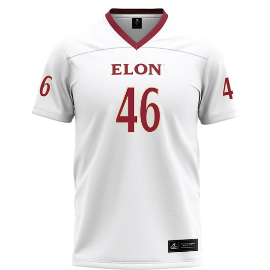 Elon - NCAA Football : Carter Stimson - White Football Jersey-0