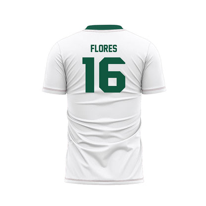 UW Green Bay - NCAA Men's Soccer : Isiah Flores - White Soccer Jersey
