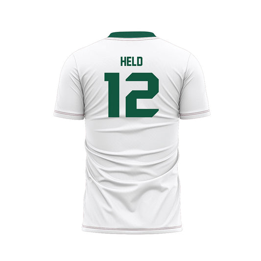 UW Green Bay - NCAA Men's Soccer : Kamden Held - White Soccer Jersey-1