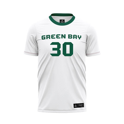 UW Green Bay - NCAA Men's Soccer : Josh Snyder - White Soccer Jersey