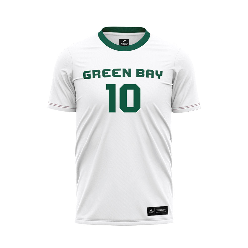 UW Green Bay - NCAA Men's Soccer : Myles Sophanavong - White Soccer Jersey