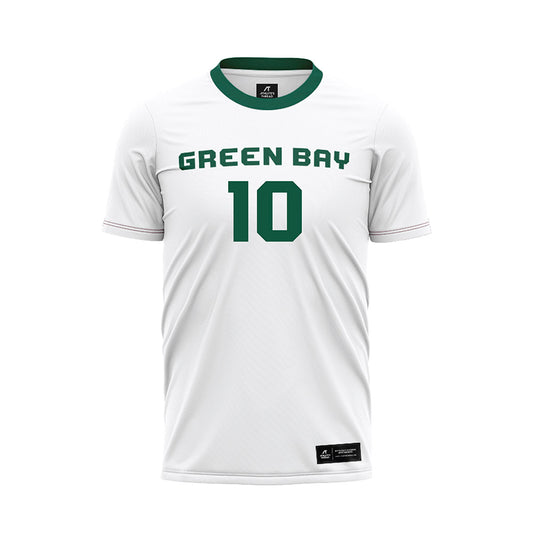 UW Green Bay - NCAA Men's Soccer : Myles Sophanavong - White Soccer Jersey