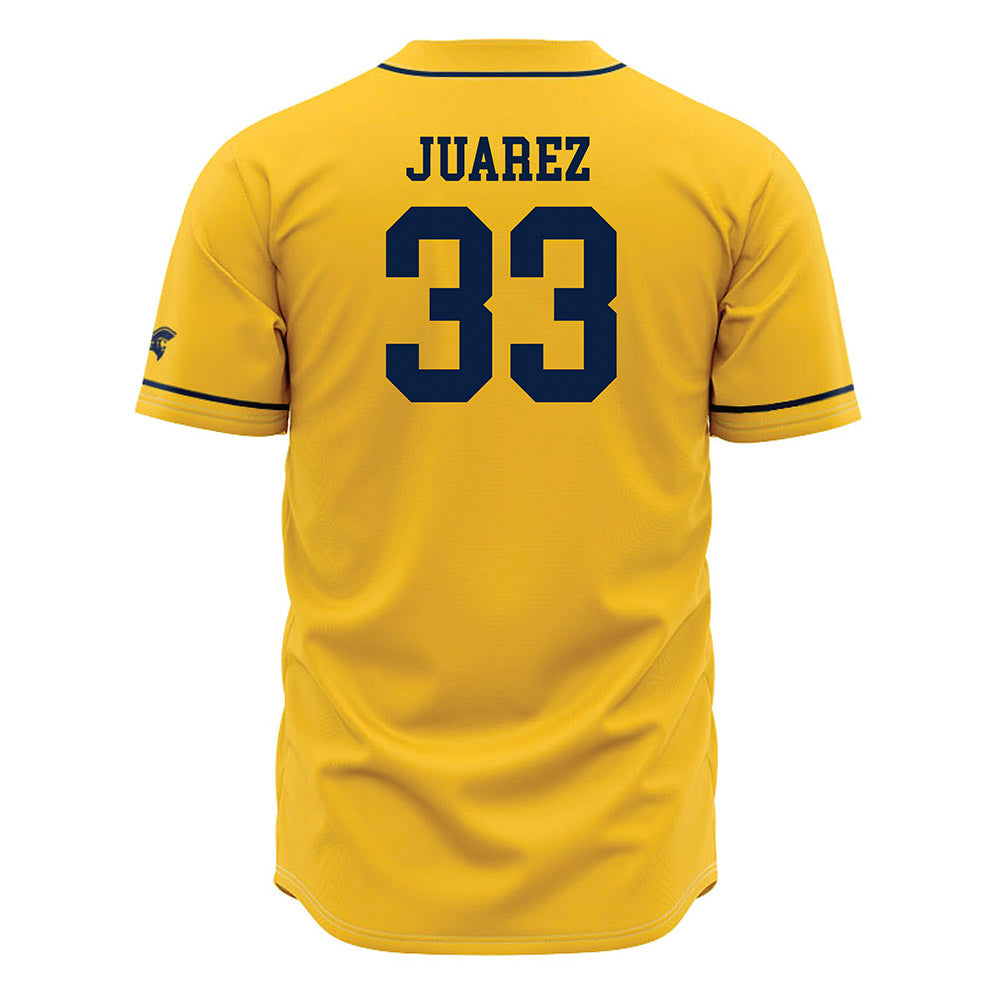 East Tennessee State - NCAA Baseball : Gabe Juarez - Gold Jersey-1
