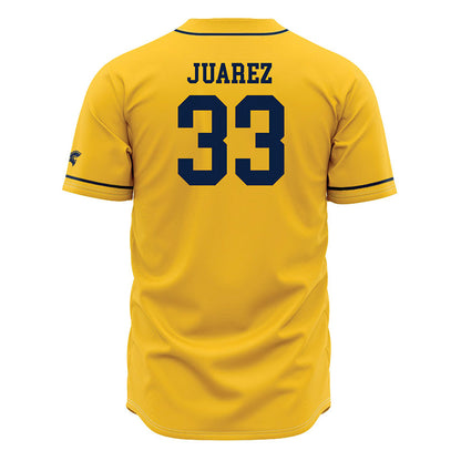 East Tennessee State - NCAA Baseball : Gabe Juarez - Gold Jersey-1